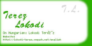terez lokodi business card